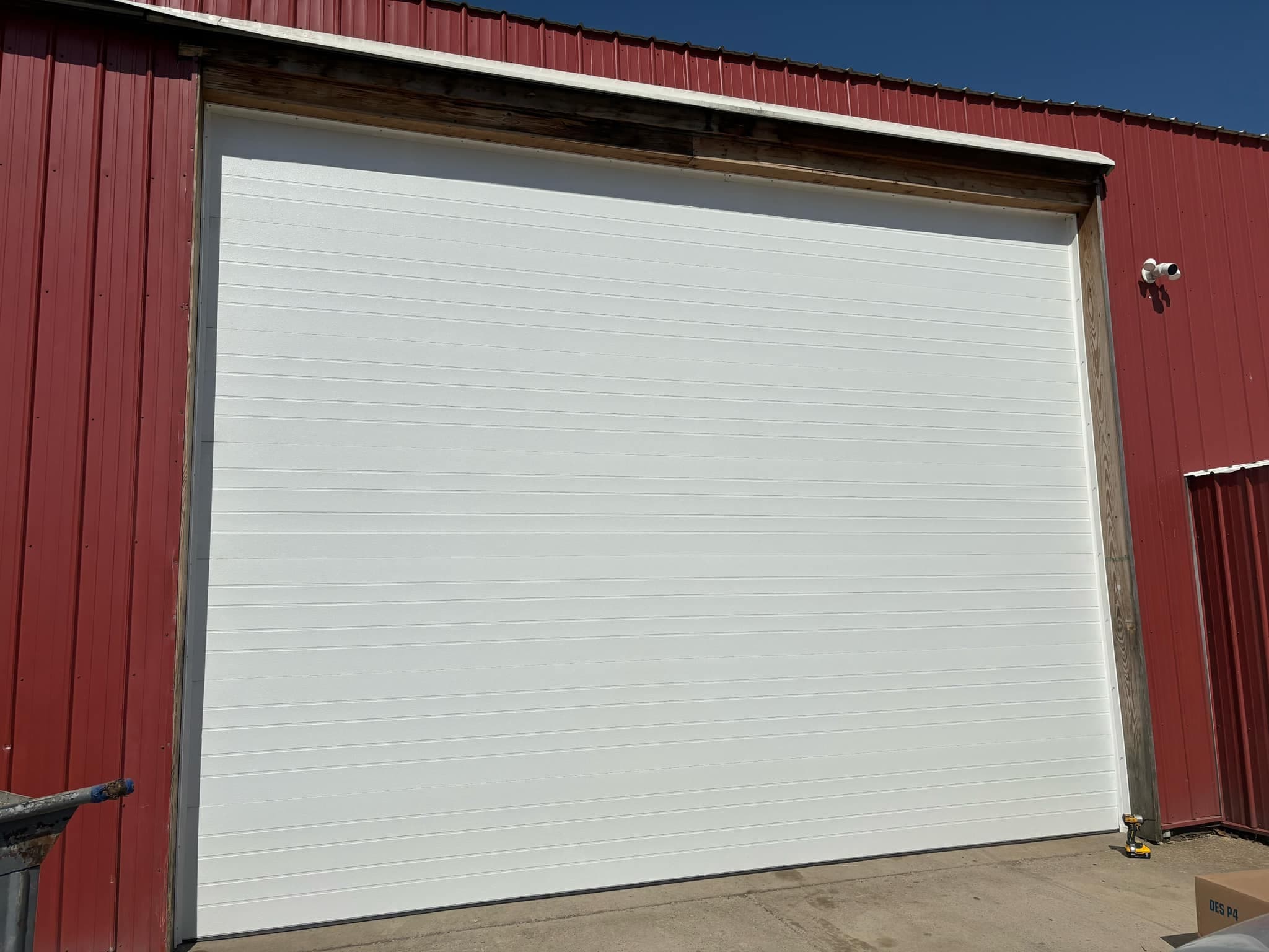 Residential barn-style garage door